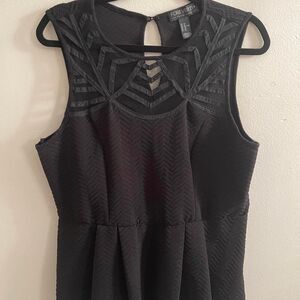 Forever-21 Women's Black Blouse